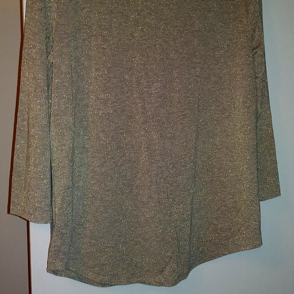 Metallic Sparkly 🌟🌟Rafaella Blouse Rafaella blouse Size M - Picture 6 of 14